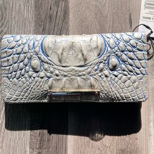 Eggshell Melbourne Collection Ady Crocodile-Embossed Wallet